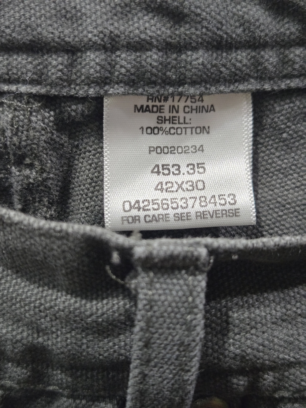 Men's Key Gray Utility Work Pants - Picture 3 of 6